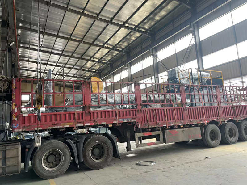 Comrise double Peak Steel Wire Winding Pipe Machine 300-1200mm dihantar ke Yunnan.